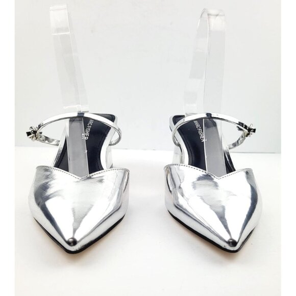 Marc Fisher Lakey Silver Mule - Size 7.5 - Picture 9 of 9